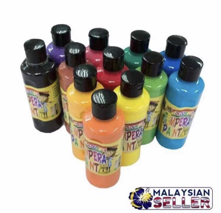 Tempera Instant Watercolour Paint Set (12 colours), Hobbies & Toys