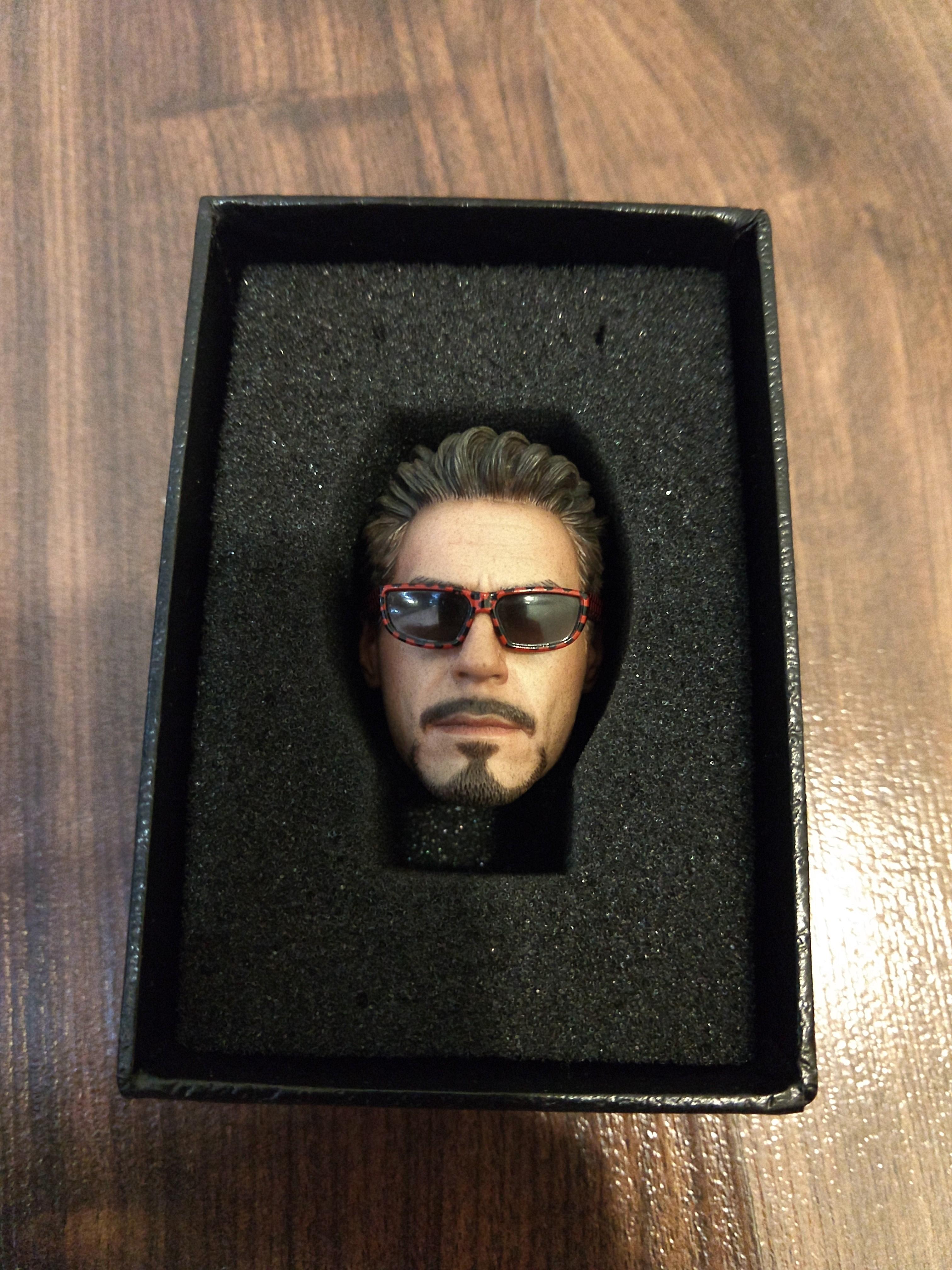 tony stark head sculpt
