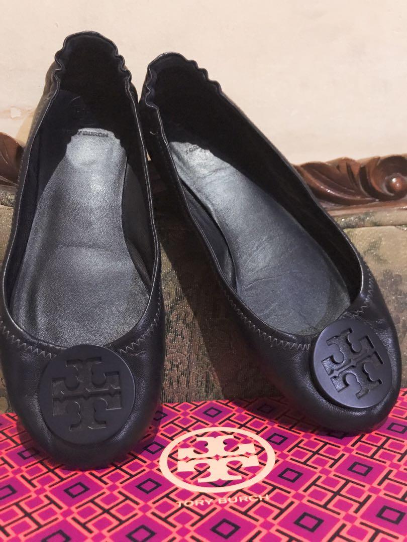tory burch authentic navy shoes