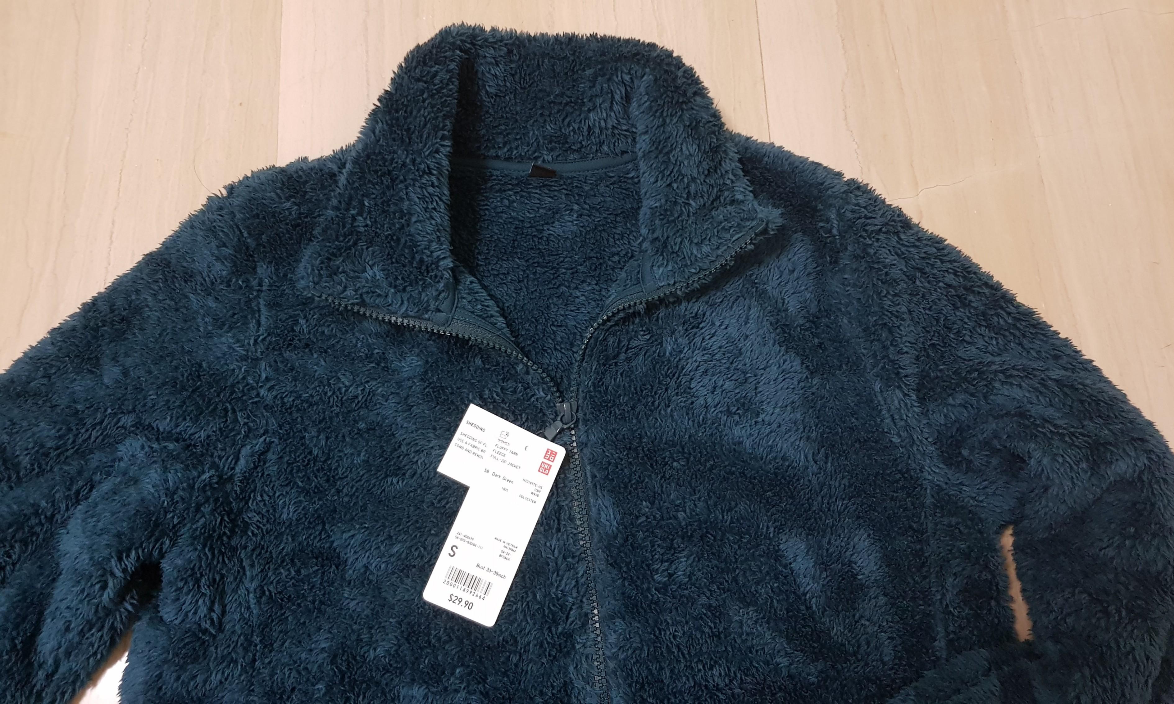 dark green fleece