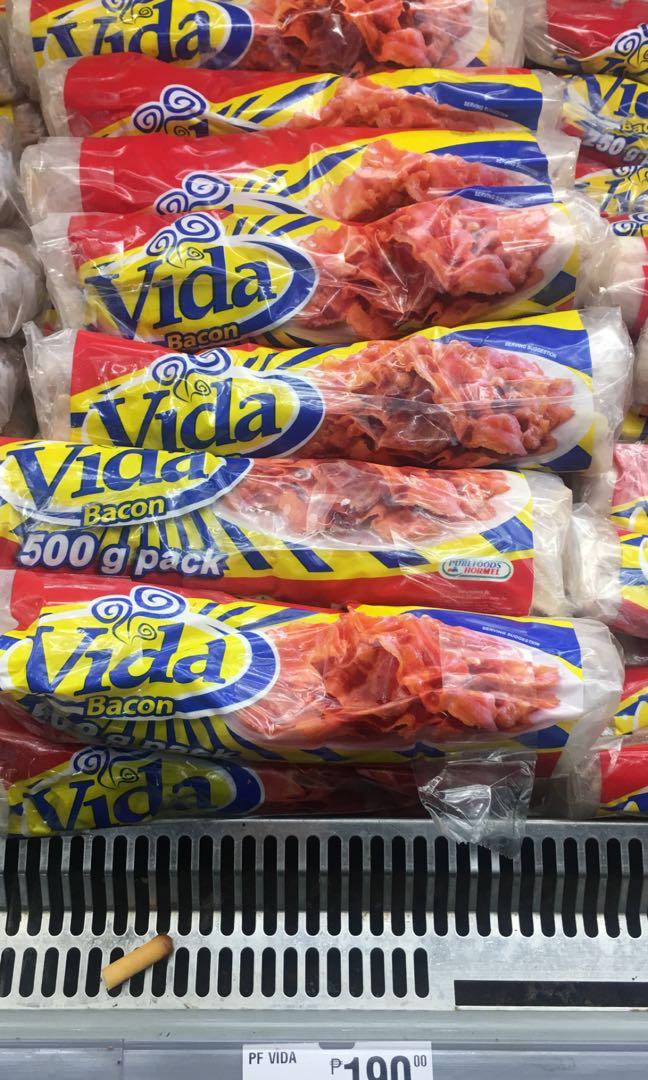 Vida Purefoods Bacon 500g, Food & Drinks, Packaged & Instant Food on