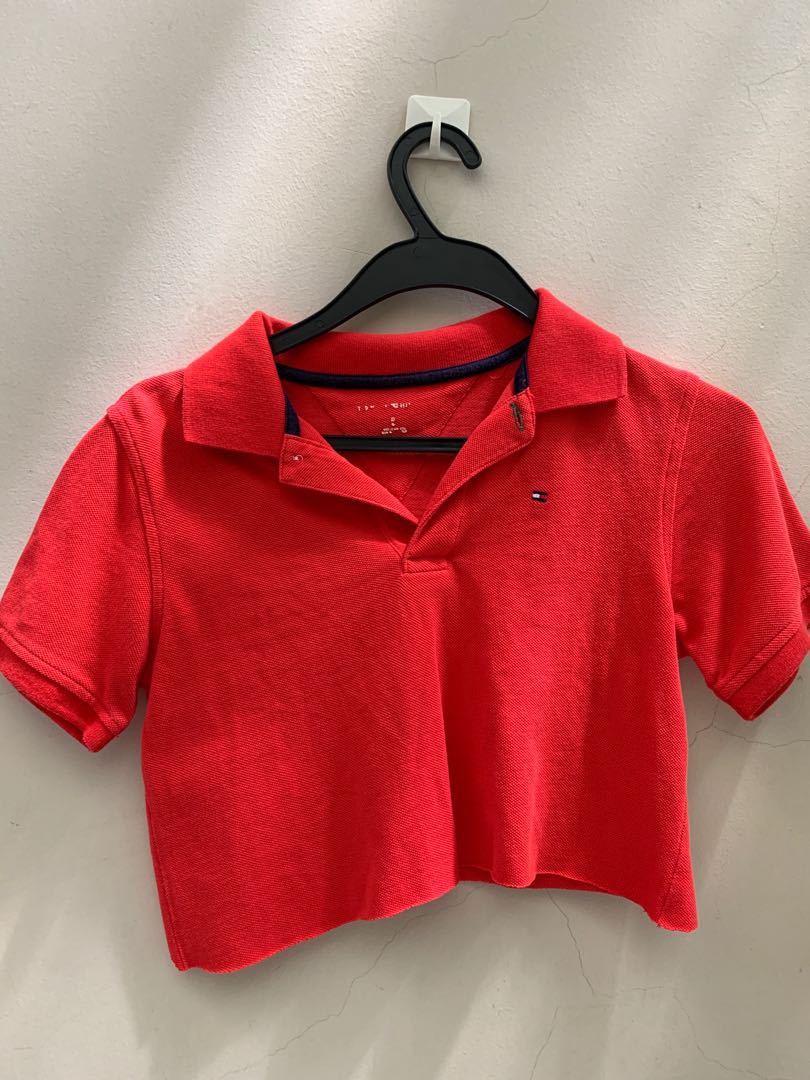cropped tommy hilfiger shirt