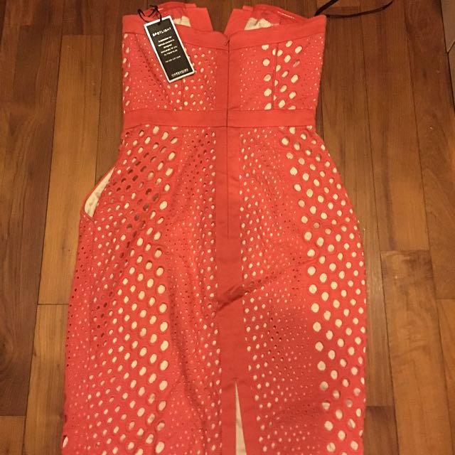 Warehouse coral spot hotsell dress