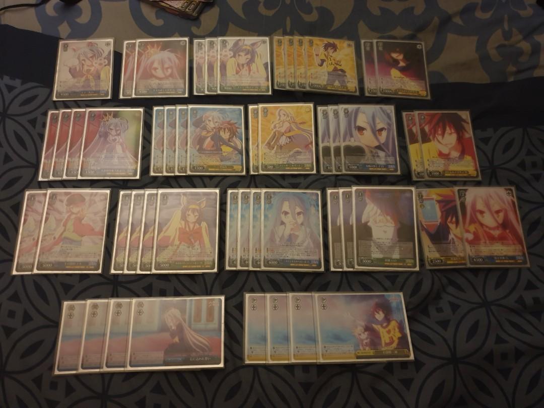 Weiss Schwarz No Game No Life deck, Hobbies & Toys, Toys & Games on  Carousell
