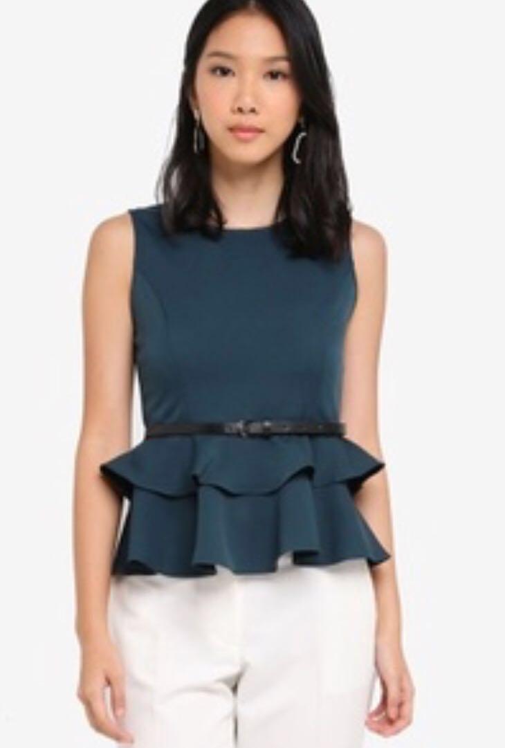layered peplum top