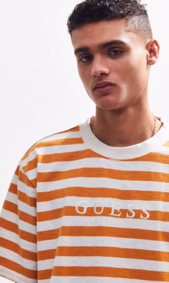 Guess david best sale yarn dye tee