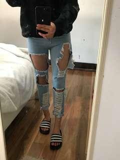 Vintage Ripped Blue jeans