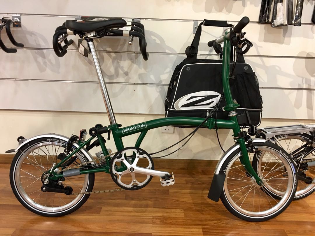 Brompton s6l racing green sales