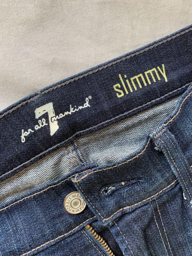 7 for all mankind mens jeans slimmy