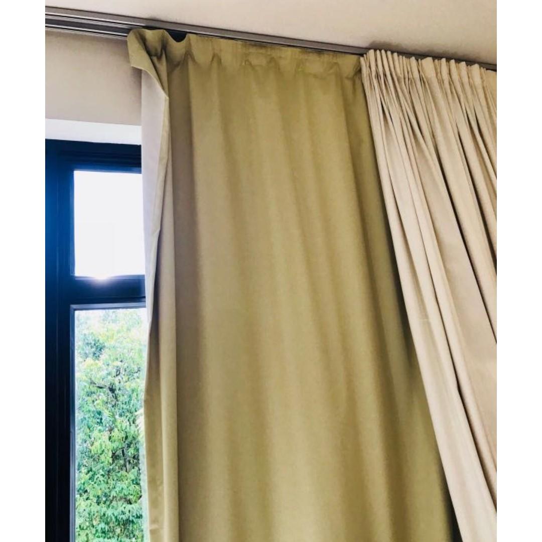Leaving Sg Sale Blackout Curtains Custom Made 2 Sets