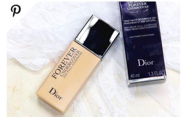 Authentic Dior Forever Undercover 24H Full Coverage Foundation #011, Beauty  & Personal Care, Face, Makeup On Carousell