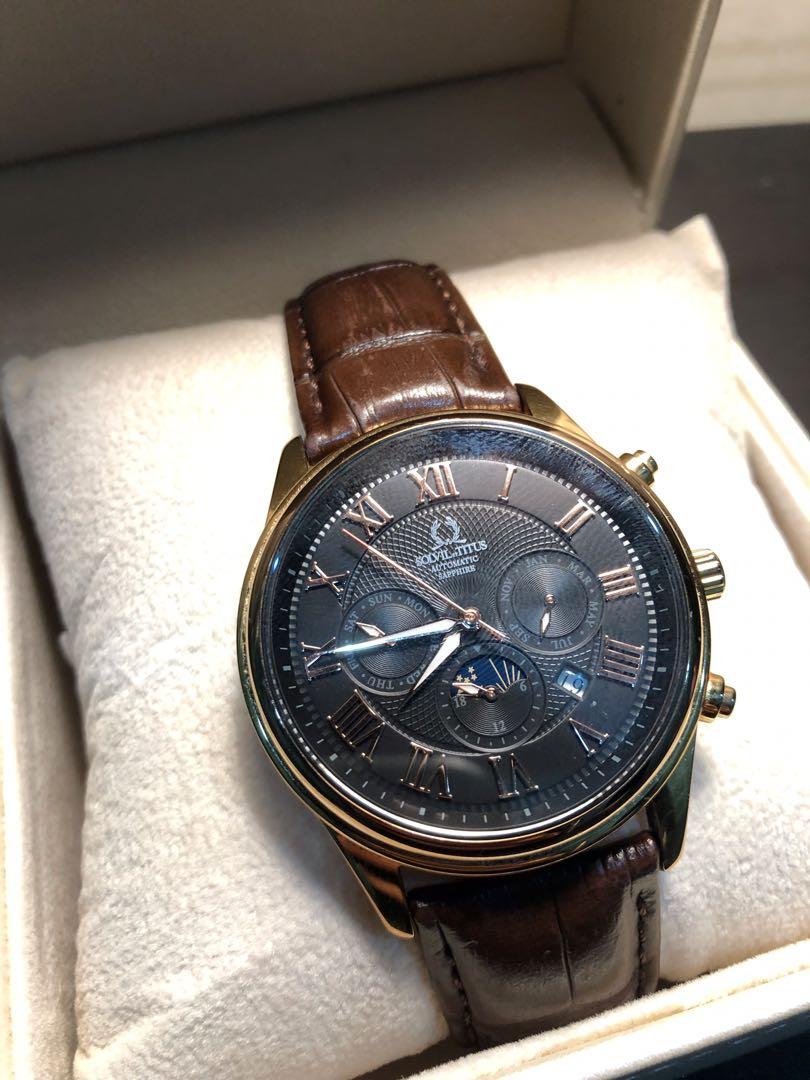 Automatic Movement Sapphire Solvil et Titus Watch