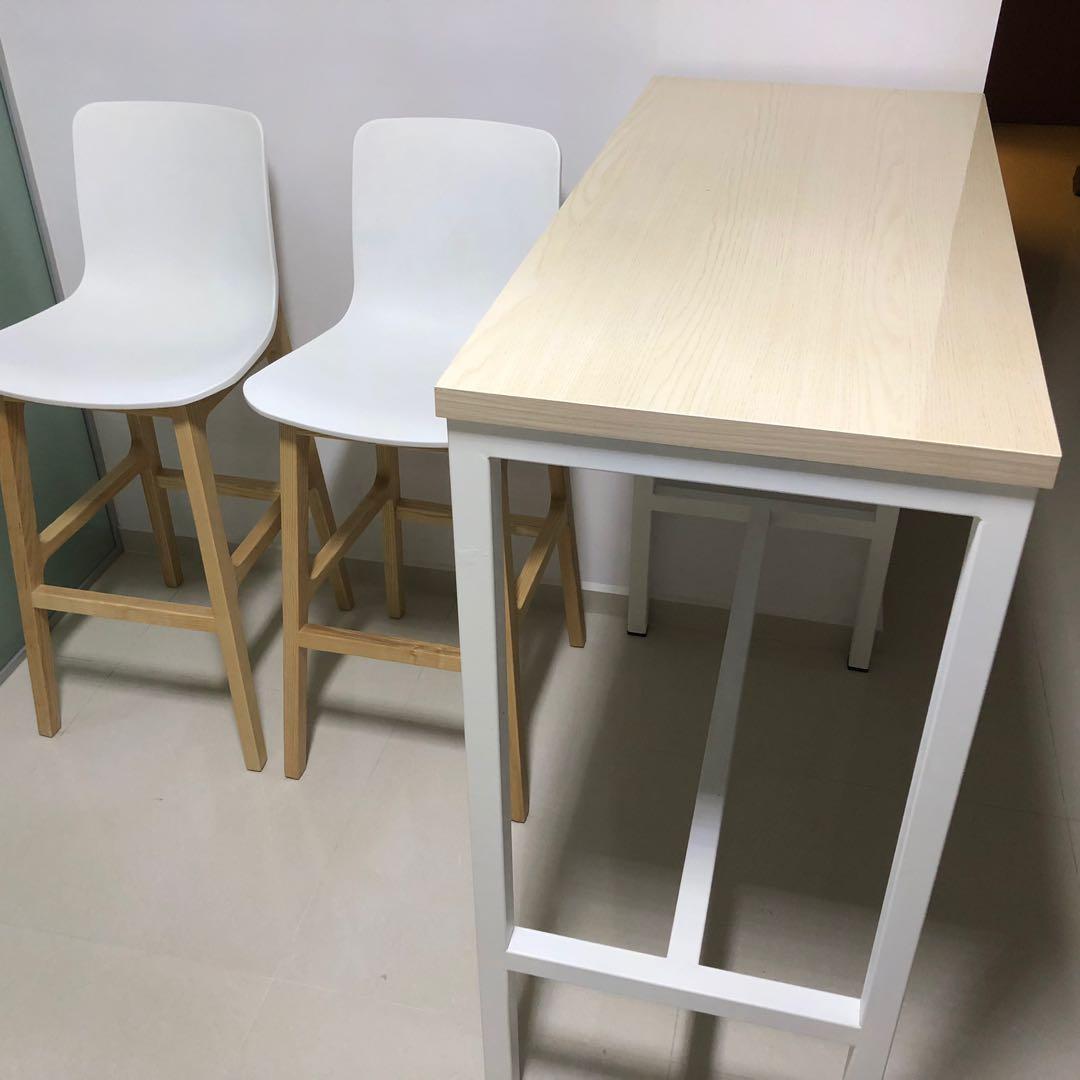 Bar Top Table And Bar Chairs Furniture Tables Chairs On Carousell