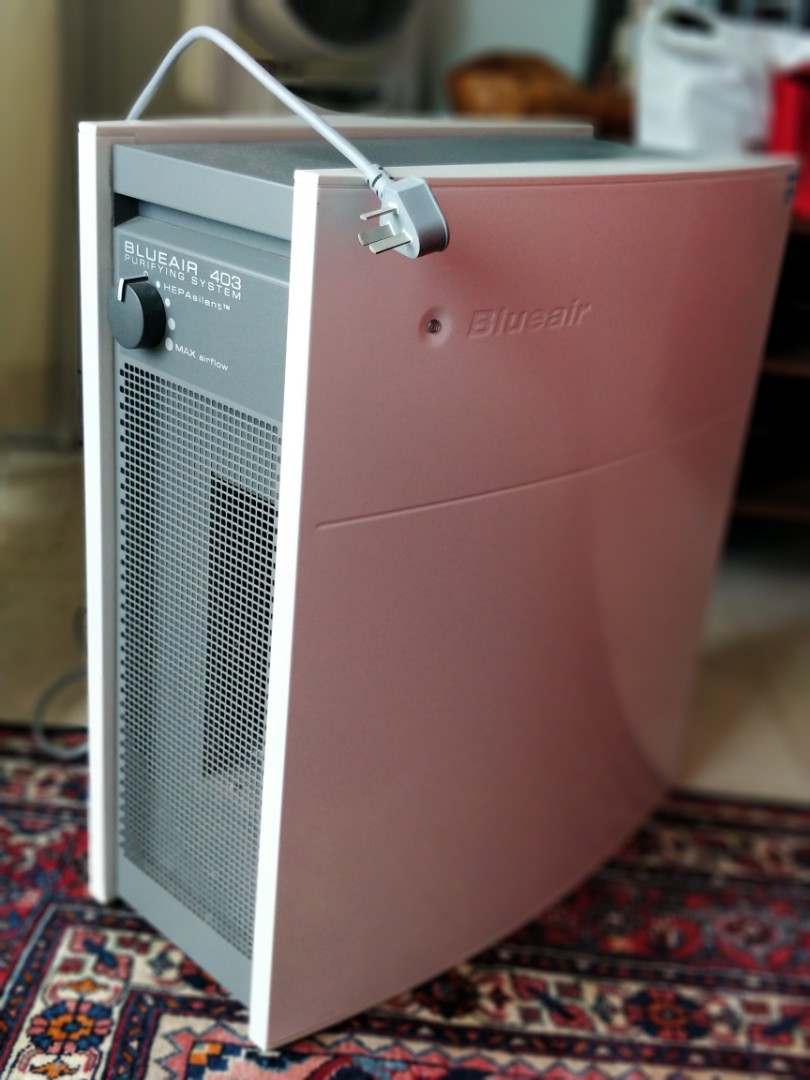 Blue air purifier 403