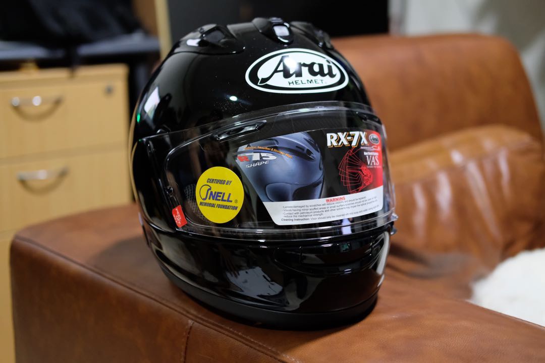 Arai rx7x sales black glossy