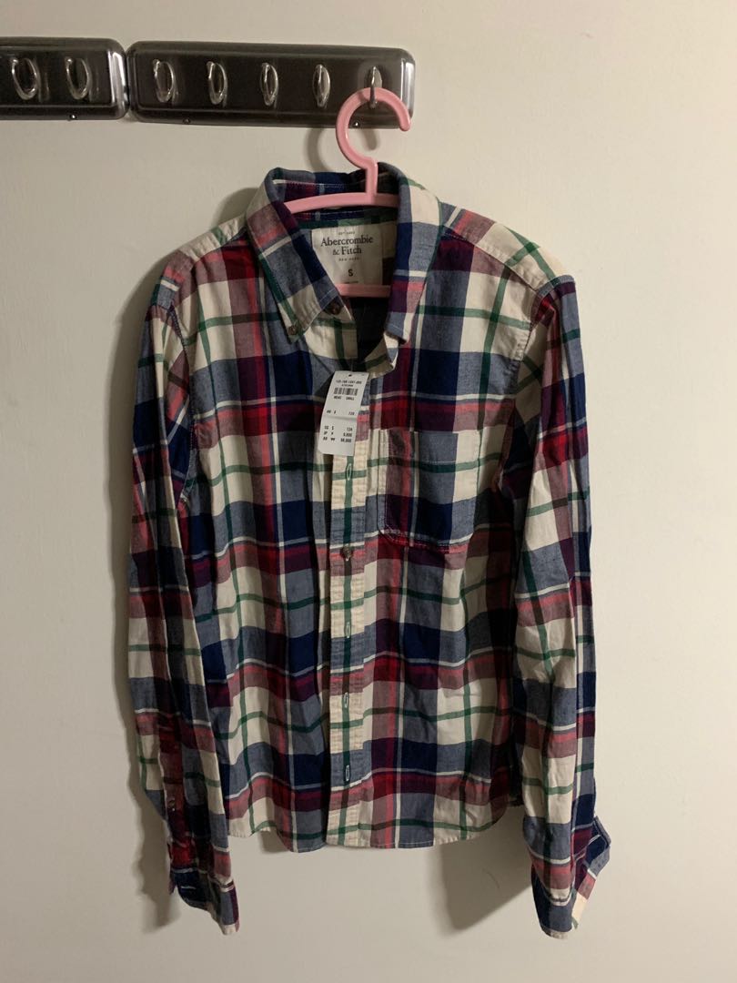 abercrombie and fitch flannel shirts