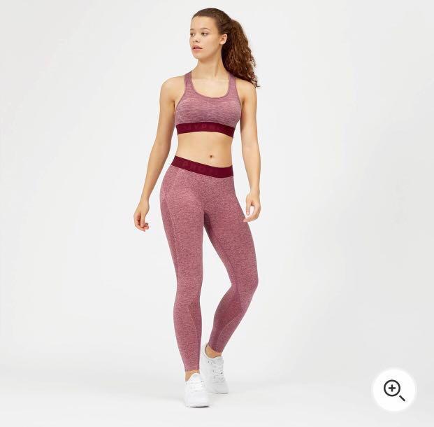 BNWT+packaging MYPROTEIN Inspire Seamless Leggings - Dusty Rose, Women's  Fashion, Activewear on Carousell