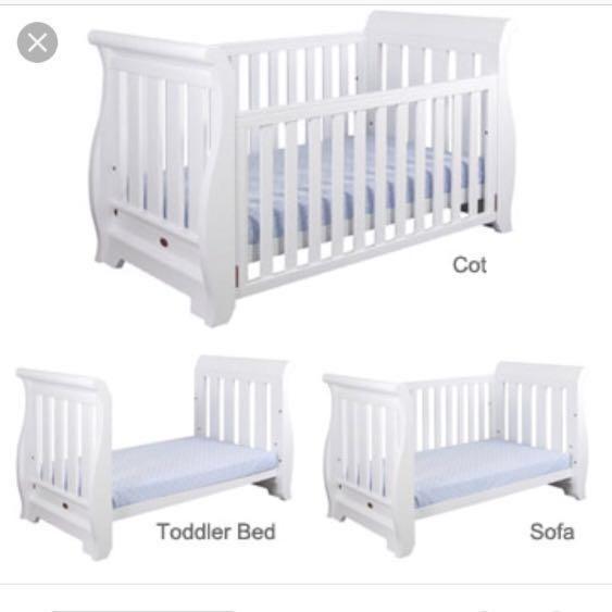 Boori sleigh royale cot bed new arrivals