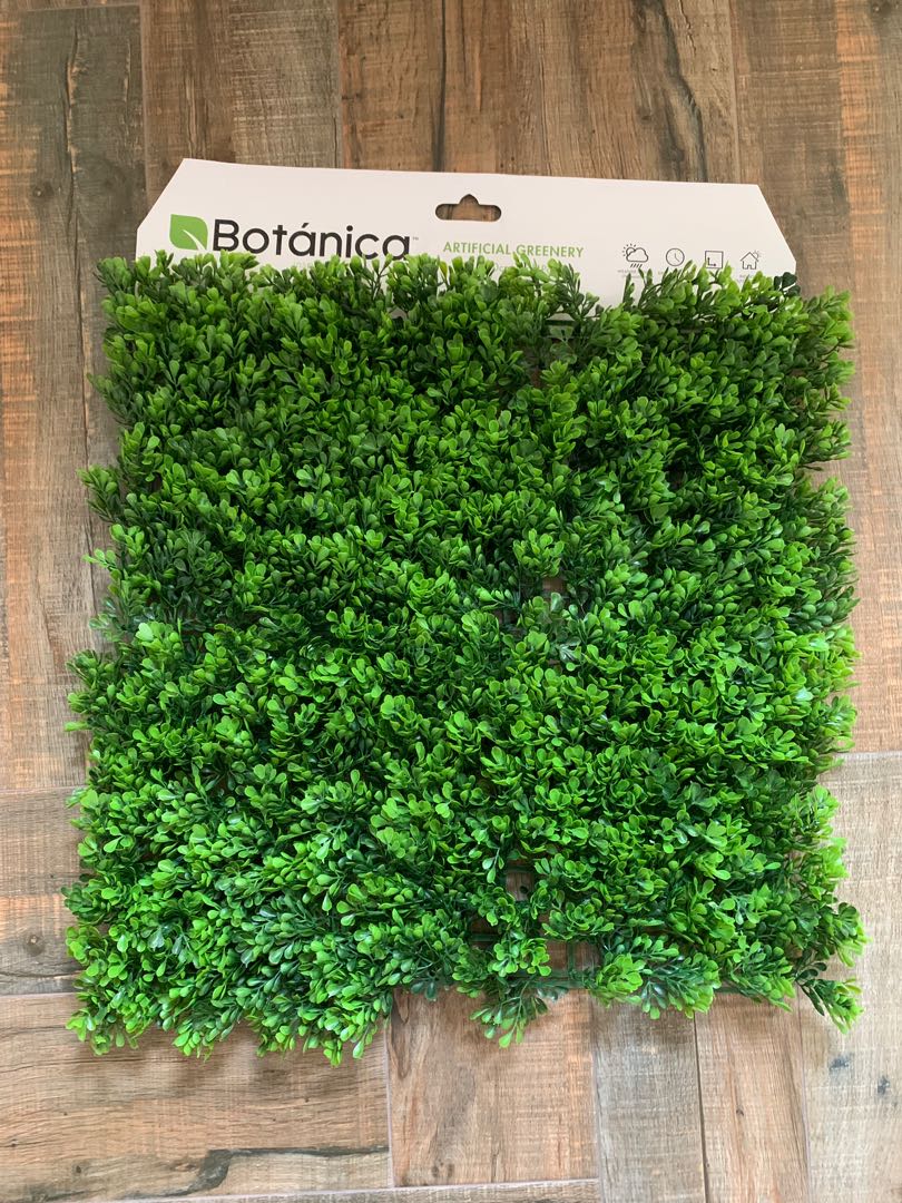 Botanica Artificial Greenery 50 X 50cm Wall Panel Gardening Gardening Tools Ornaments On Carousell