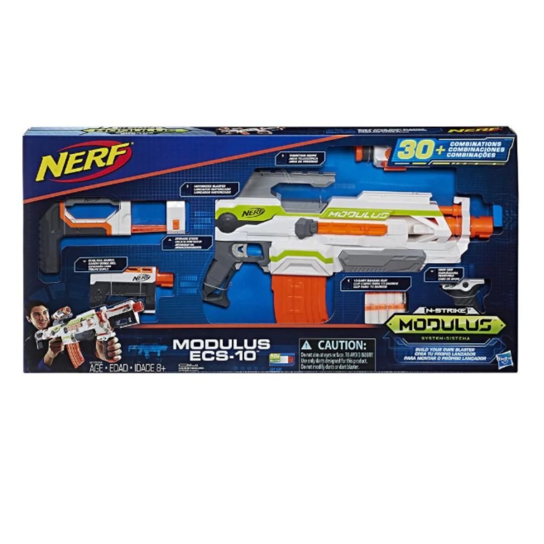 Brand New 2019 Nerf Gun Nerf N Strike Modulus Ecs 10 Blaster Toys Games Action Figures Collectibles On Carousell