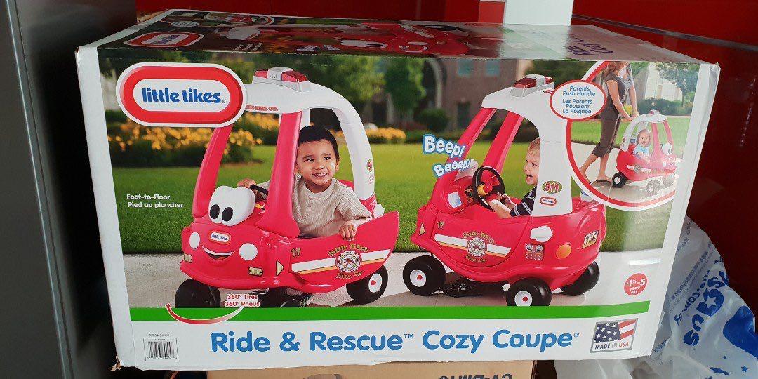 little tikes ride & rescue cozy coupe