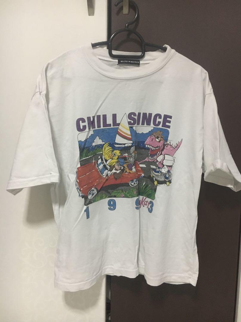 brandy melville chill since 1993 moletom com capuz