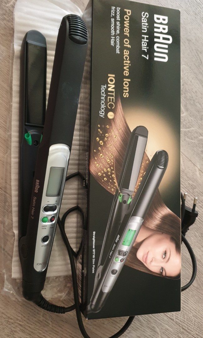 braun satin hair 7 st710 iontec straightener