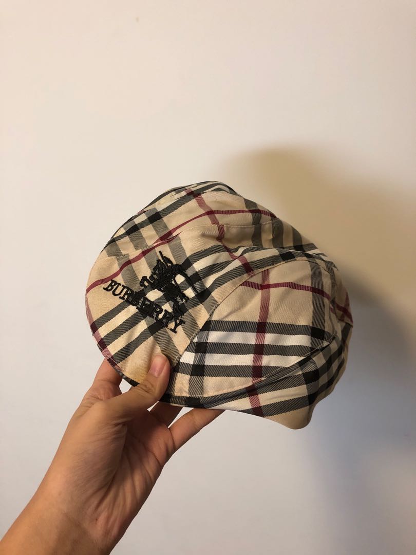 Burberry Plaid Hat Cap Men s Fashion Watches Accessories Caps