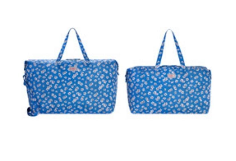 Pu Flower Printed Material White With Flower Print Shoulder Travel Bags at  Rs 575/piece in Mumbai