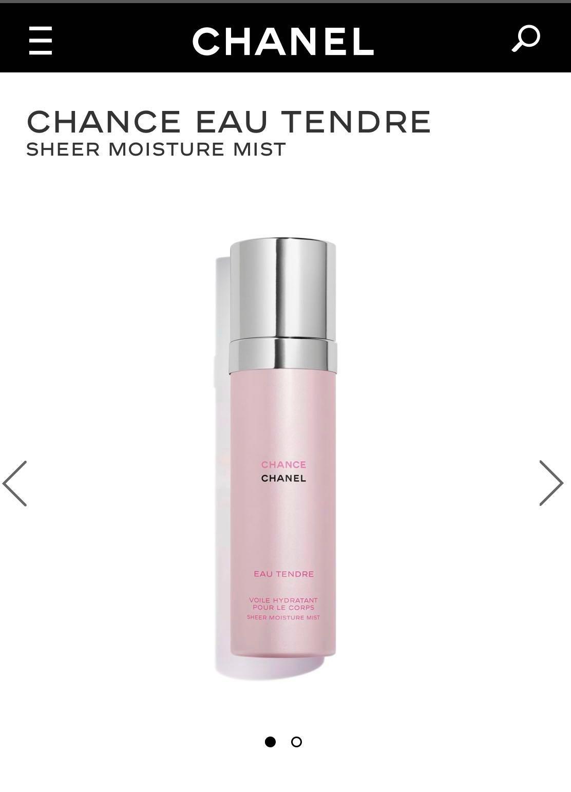CHANEL Chance Eau Tendre Shower Mist, Beauty & Personal Care, Fragrance &  Deodorants on Carousell