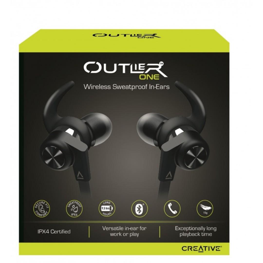 Creative Outlier One Wireless Bluetooth Earphones Audio Earphones on Carousell