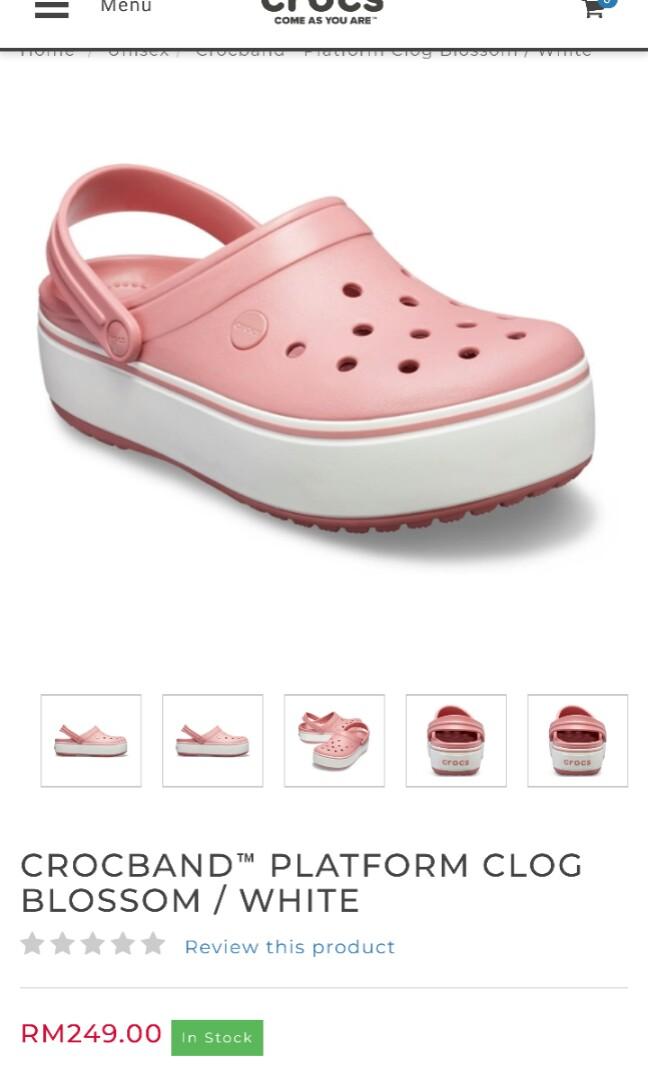 crocs platform blossom