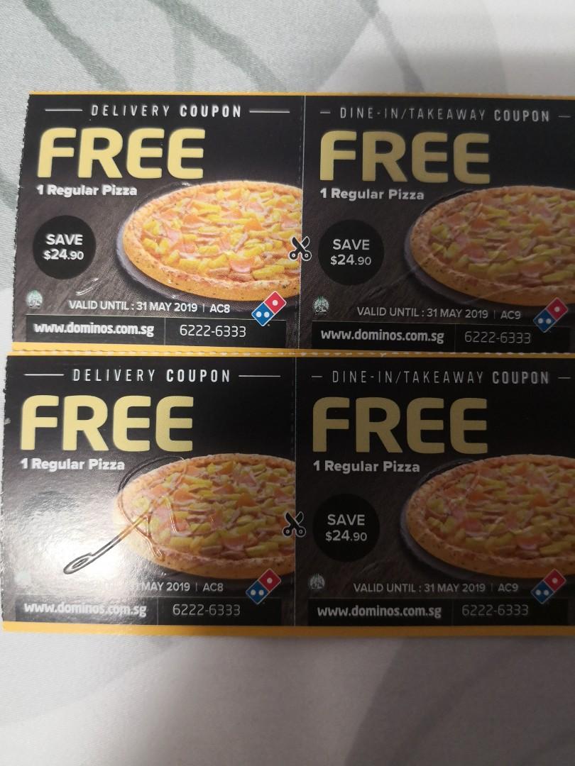 Domino's Pizza 9 inch Pizza for free!, Food & Drinks, Packaged
