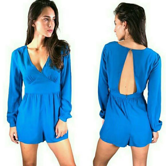 forever 21 long sleeve jumpsuit