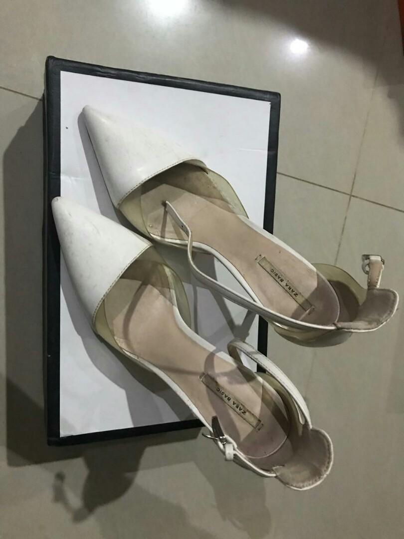 High heels ZARA ORIGINAL, Fesyen Wanita, Sepatu di Carousell