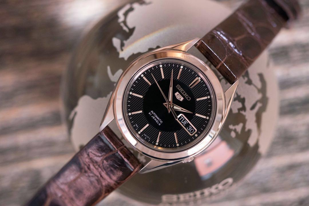 Snkl23 Leather Strap Seiko Men's Snkl23 Seiko Snkl23 Seiko