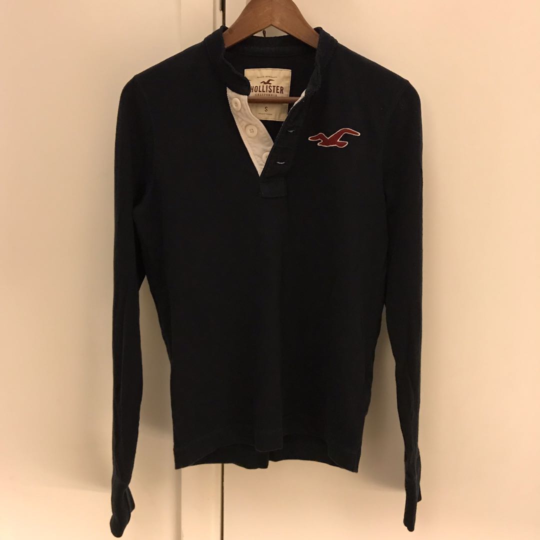 hollister long sleeve top mens