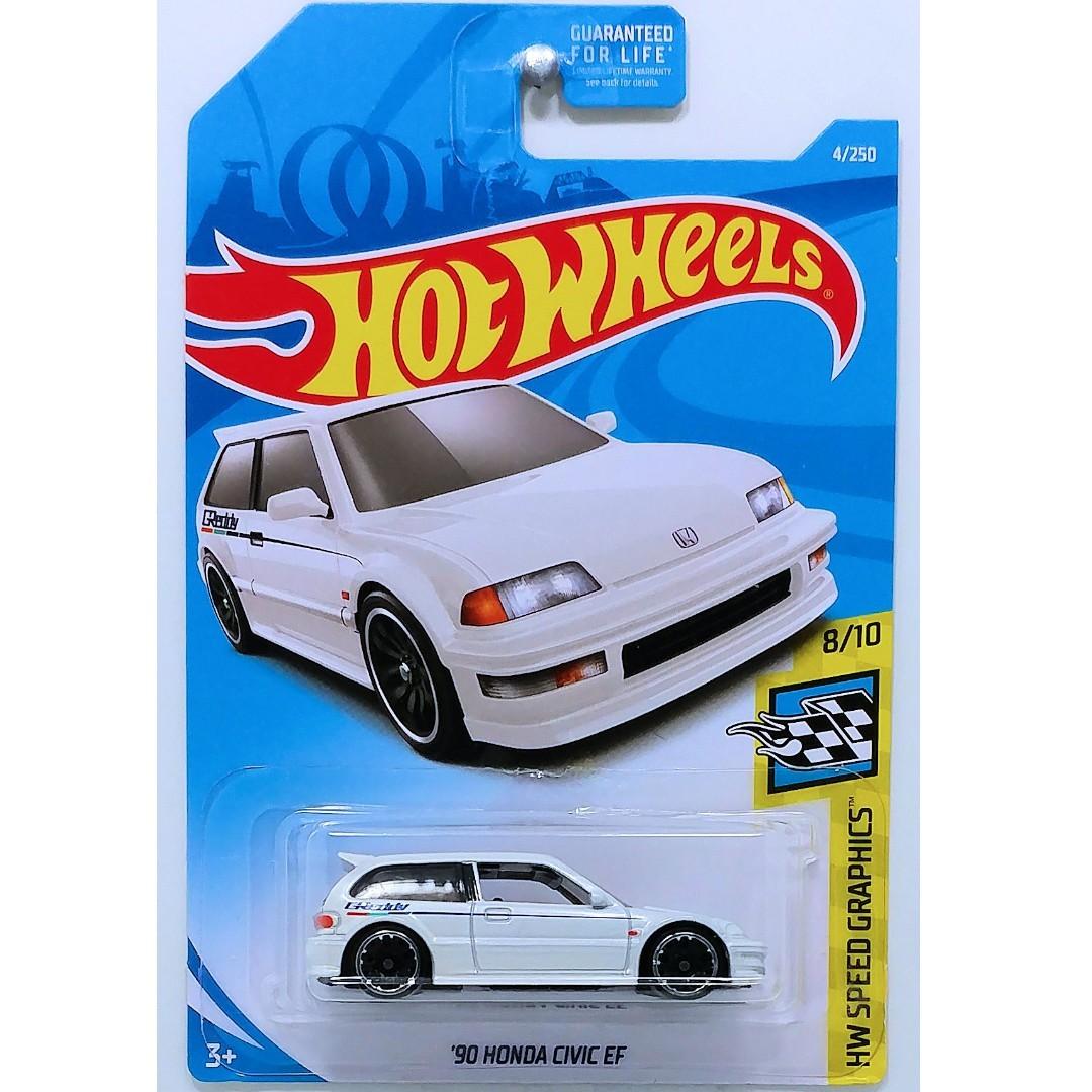 Hotwheels 2019 HW Speed Graphics 90 Honda Civic EF Rare Hot
