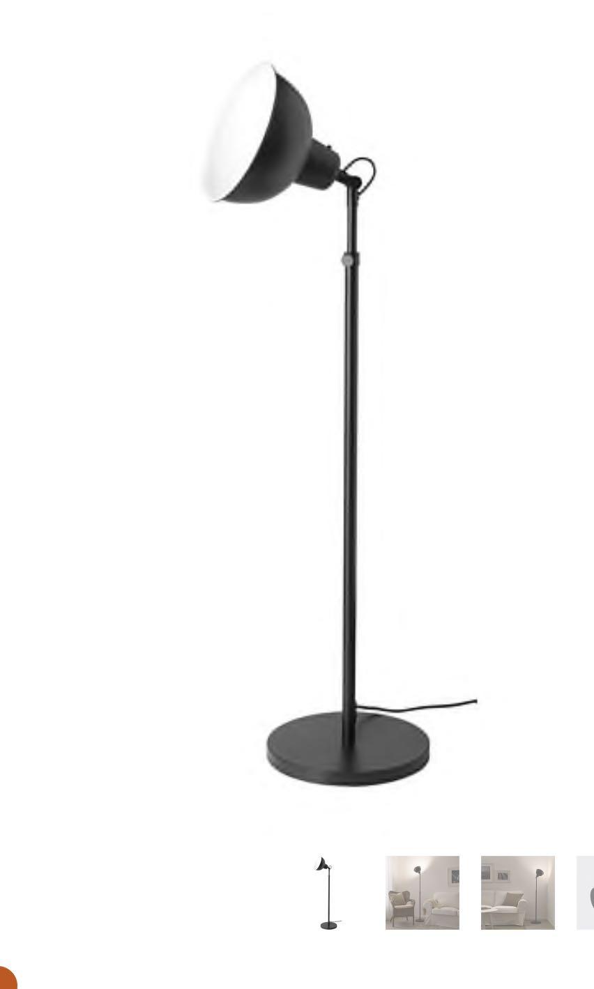 Ikea Skurup Standing Lamp Furniture Home Decor Lighting Supplies On Carousell