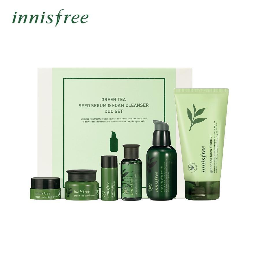 Innisfree Green Tea Seed Serum Foam Cleanser Duo Set Health Beauty Face Skin Care On Carousell