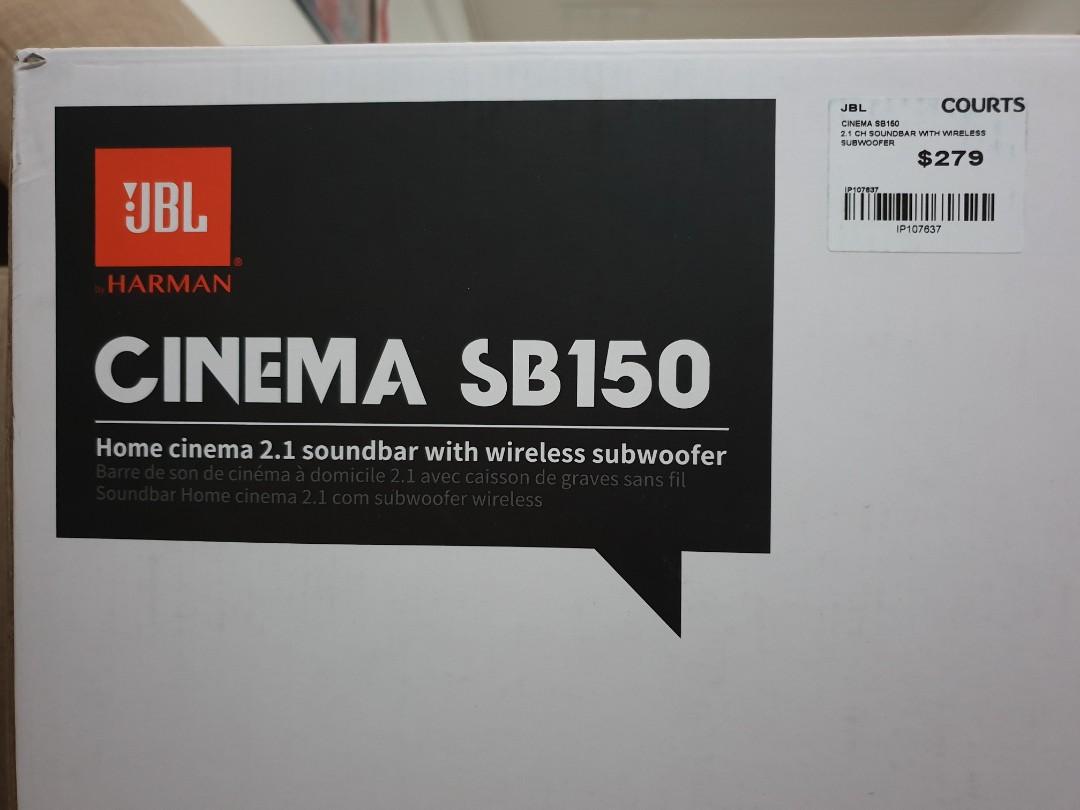 Cinema SB150  Home cinema 2.1 soundbar with compact wireless