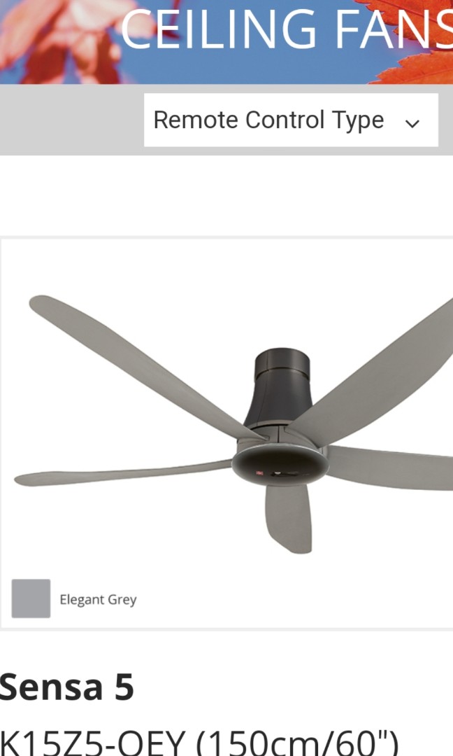 Kdk Ceiling Fan With Remote Control
