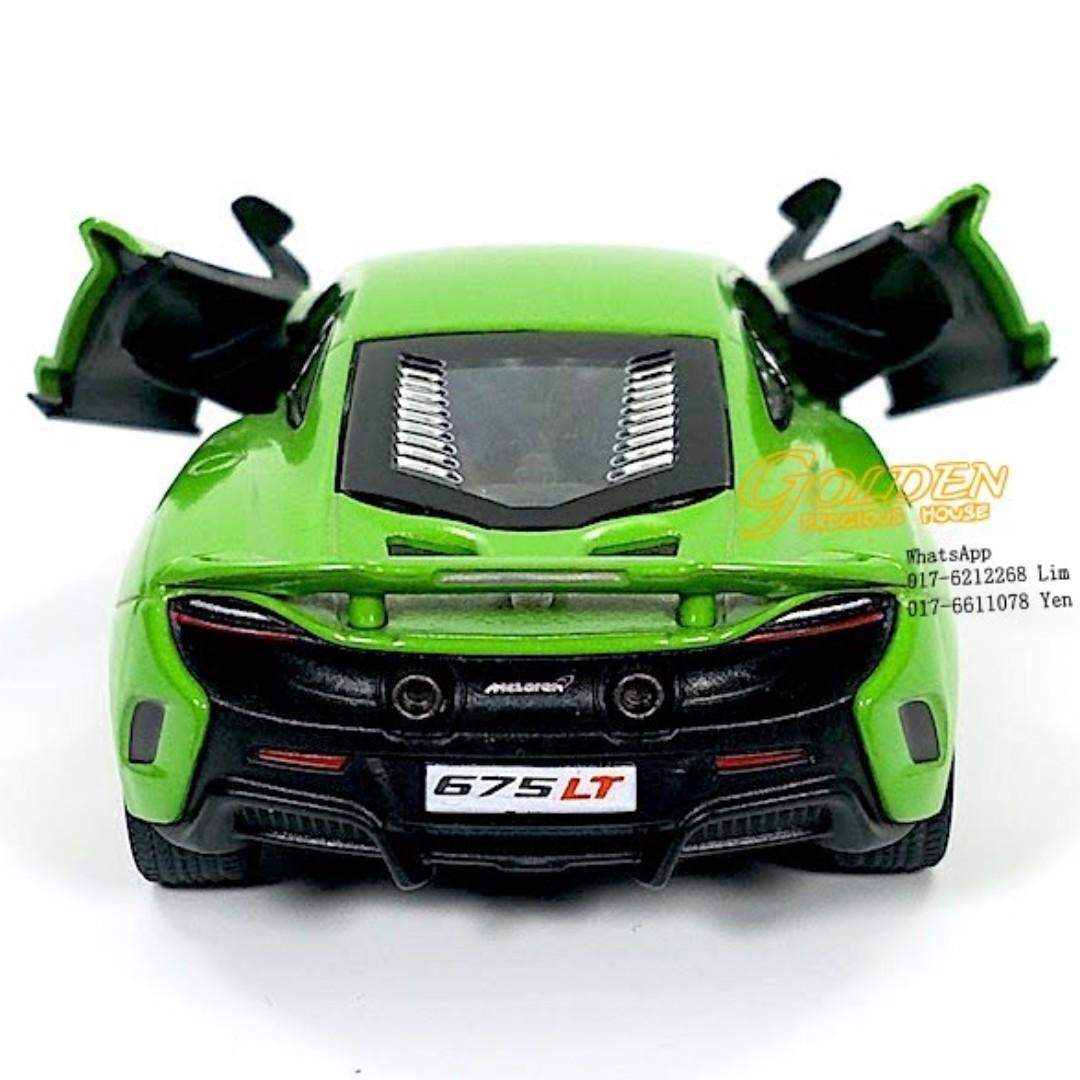 Jouet Modèle McLaren 675LT Orange - Échelle 1/36, Diecast Kinsmart - Neuf