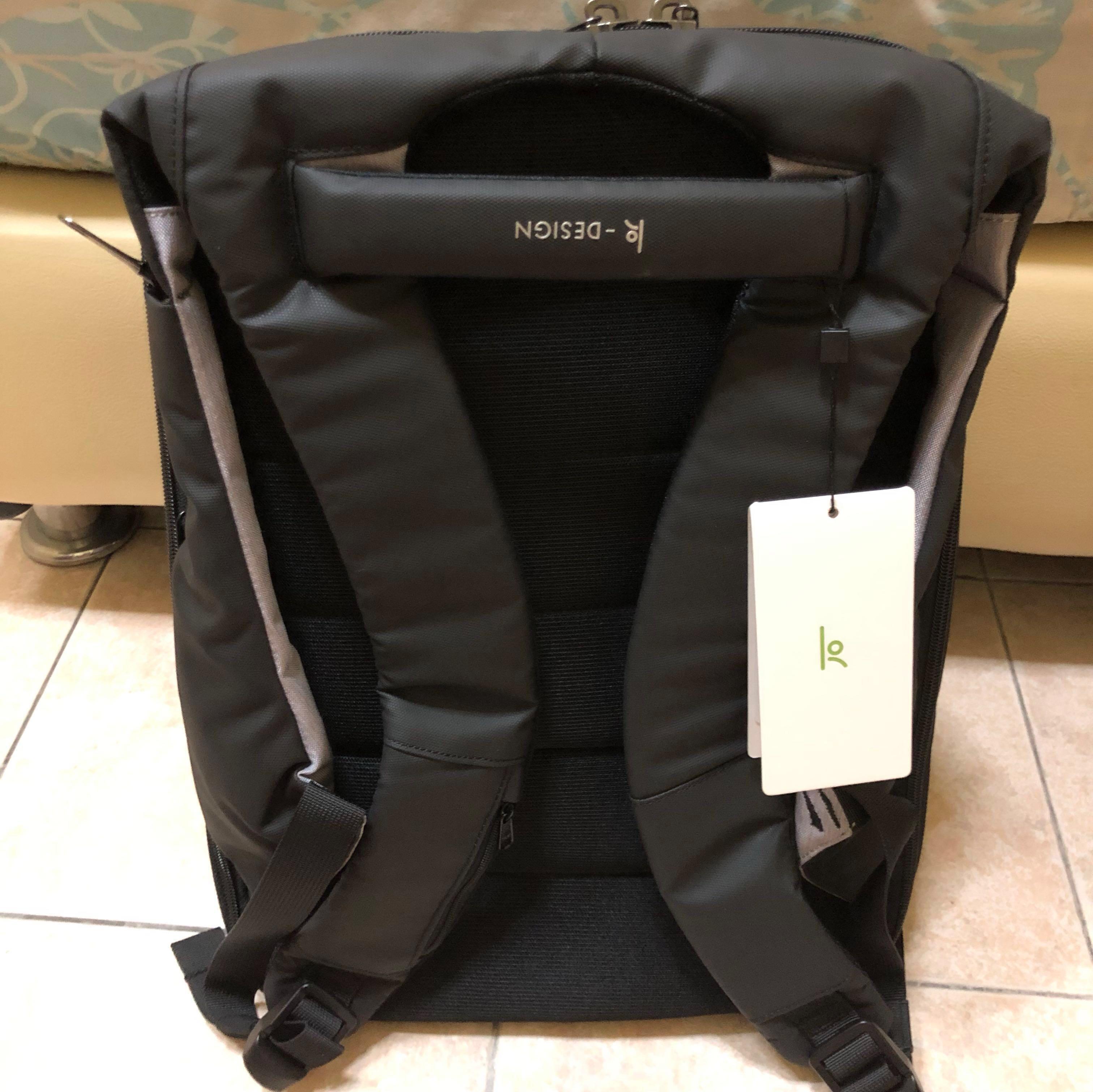 korin design clickpack anti theft backpack