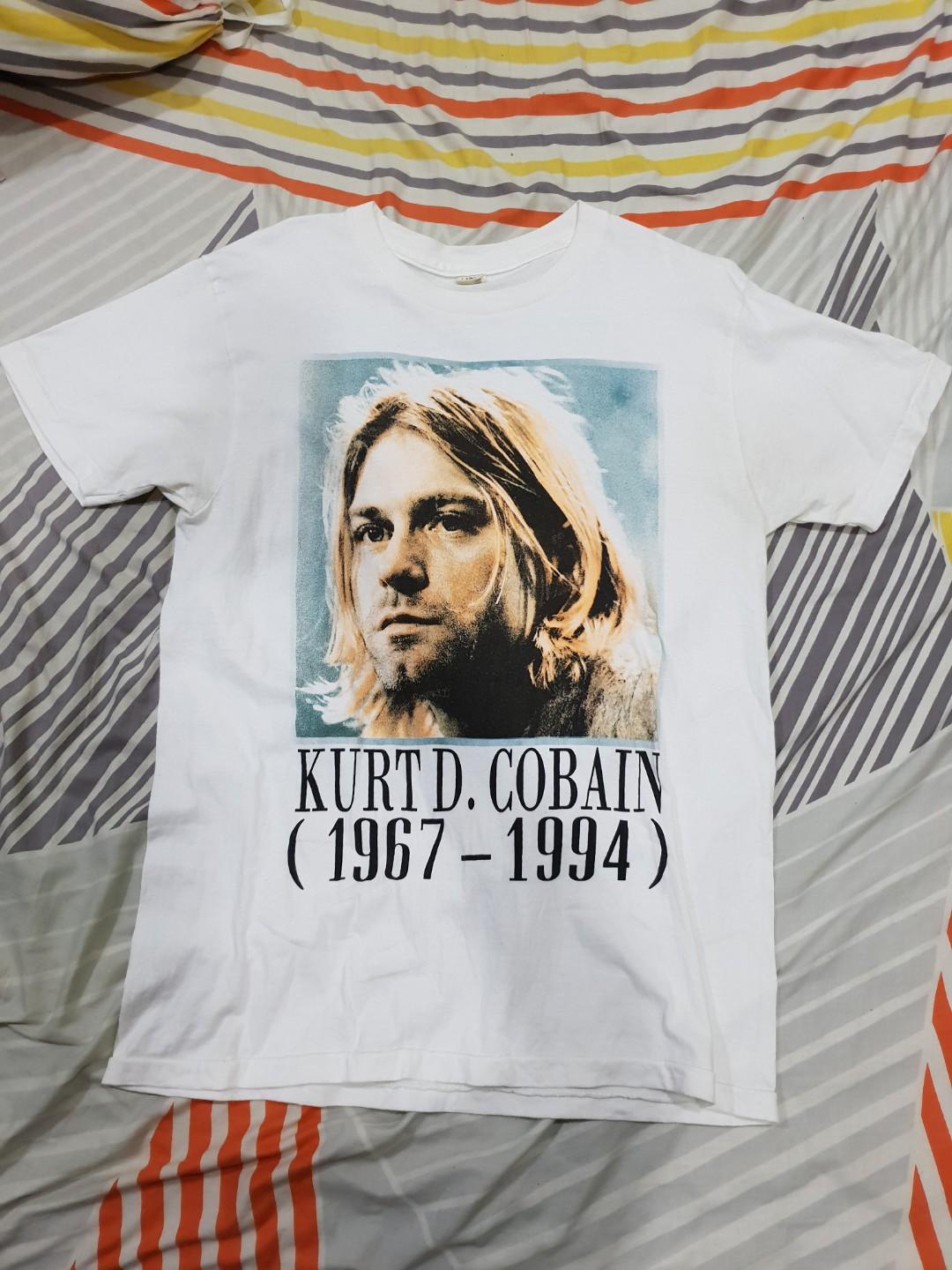 産地直送Nirvana vintage Kurt Cobain shirt L Tシャツ/カットソー(半袖/袖なし)