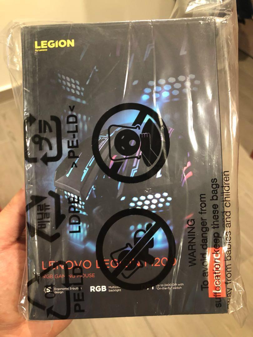 Lenovo Legion M200 Rgb Gaming Mouse Electronics Others On Carousell