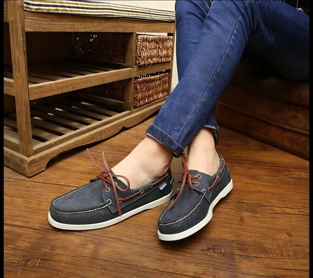 Mens dress hotsell boat shoes