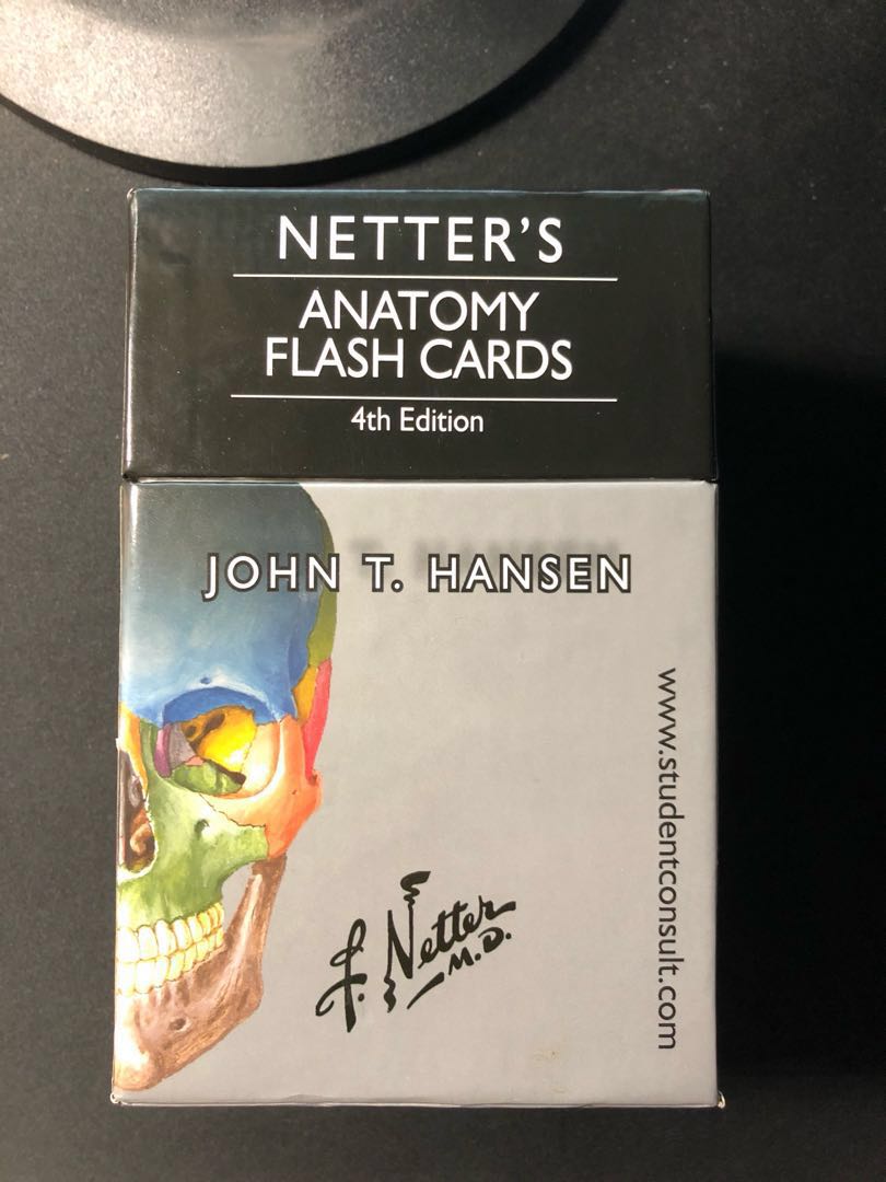 Netter S Anatomy Flash Cards 4th Edition Books Stationery