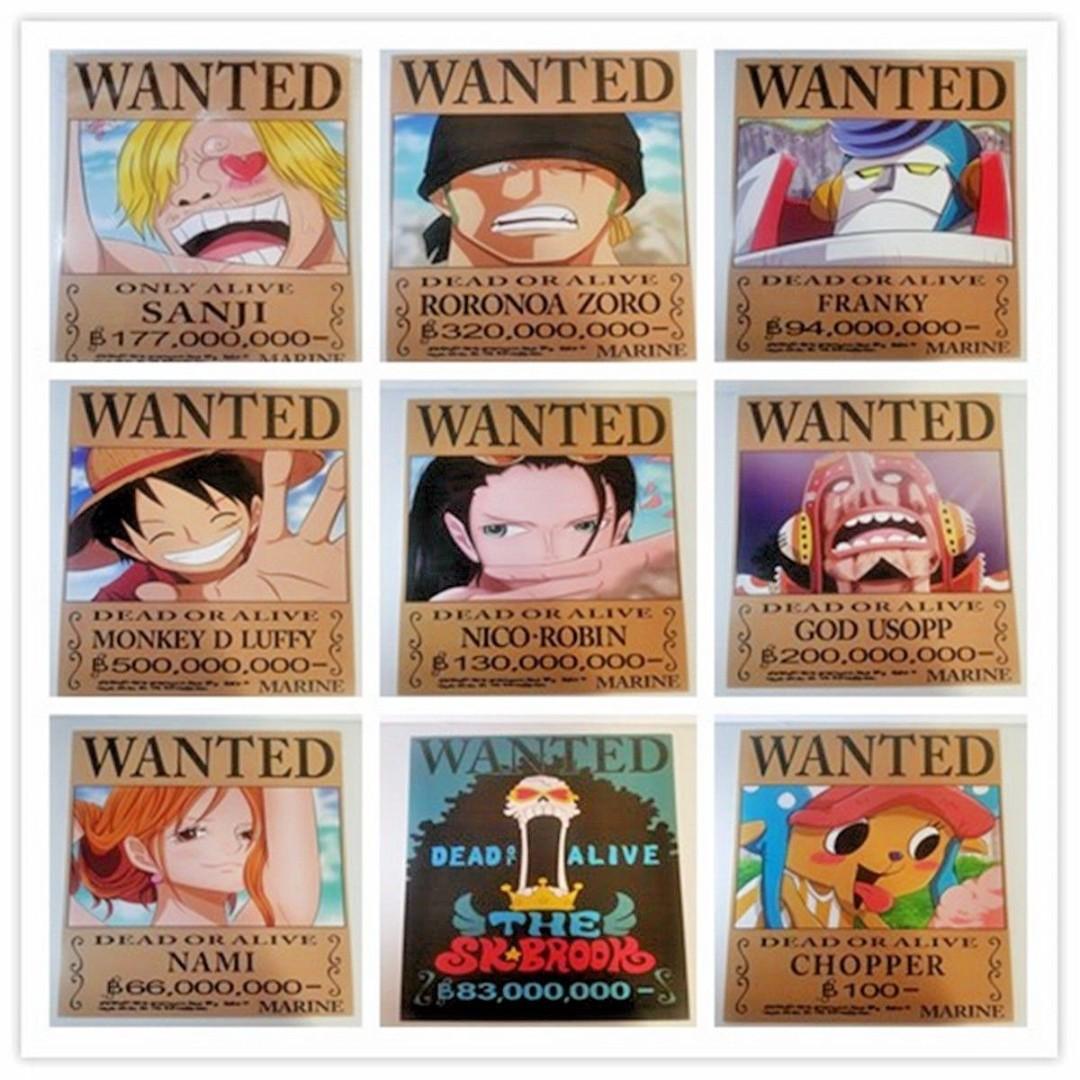 One Piece Wanted Poster Hobbies Toys Stationery Craft Art Prints On Carousell