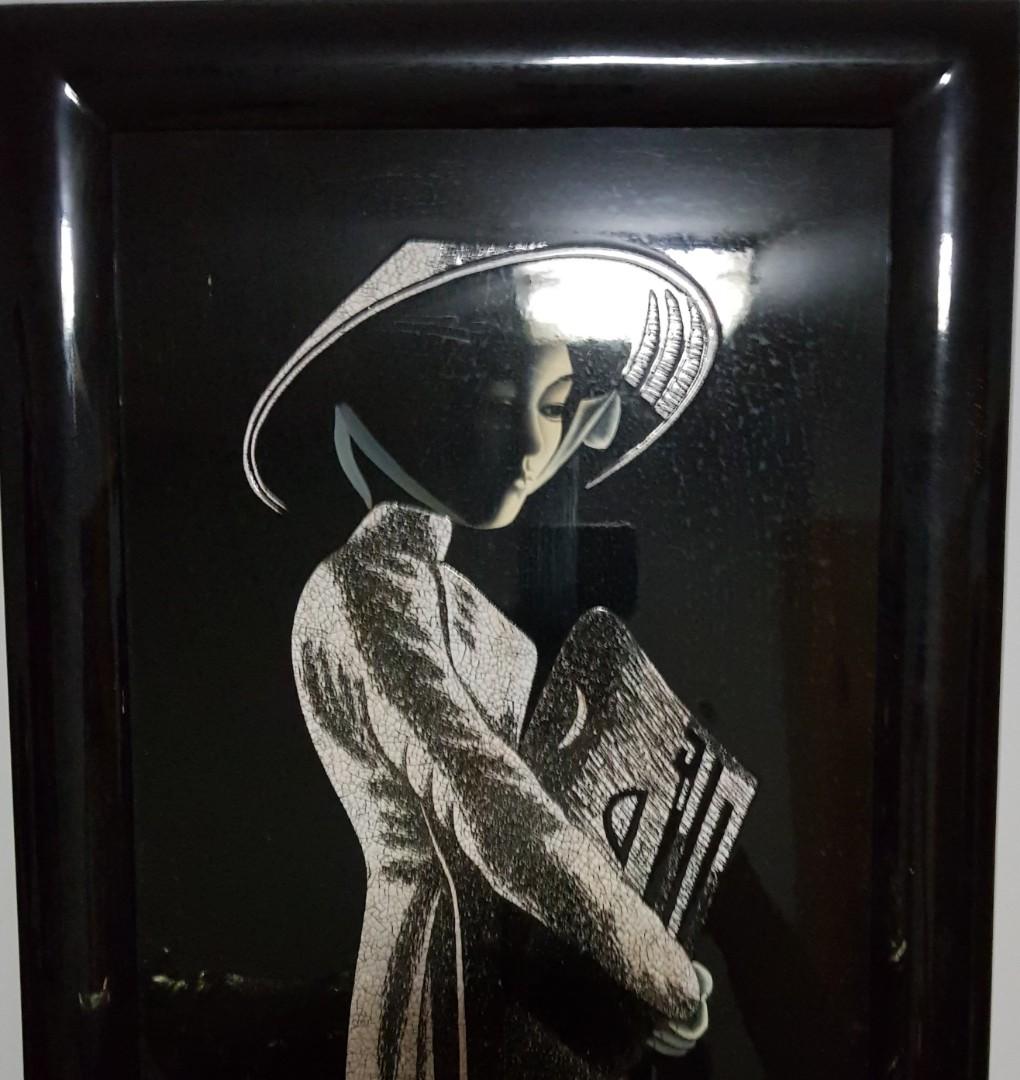 Painting Vietnamese Girl Design Craft Art Prints On Carousell